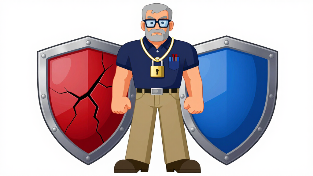 Sudo Sam with glowing security string