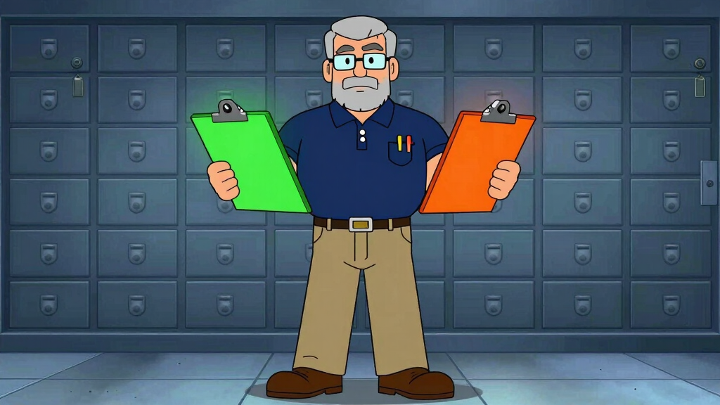 Sudo Sam comparing two clipboards green and orange