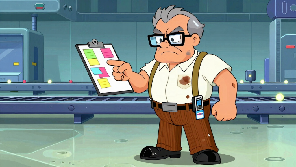 Stack Trace Steve scowling at clipboard of environment variables