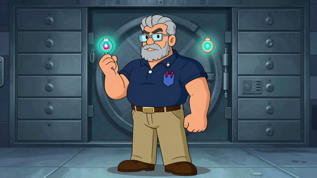 Sudo Sam comparing two identical glowing tokens