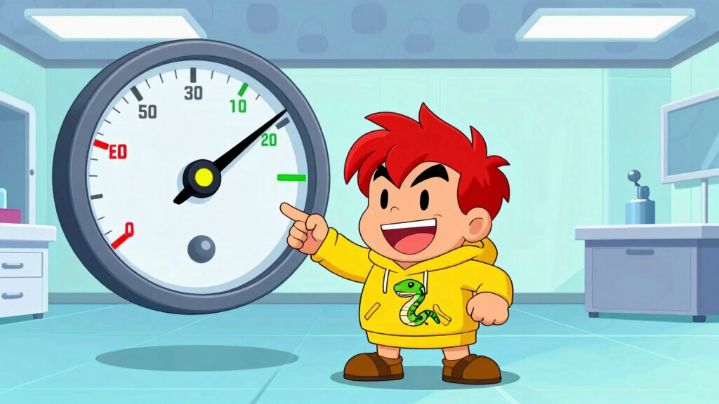 Pyro Pete pointing at speedometer