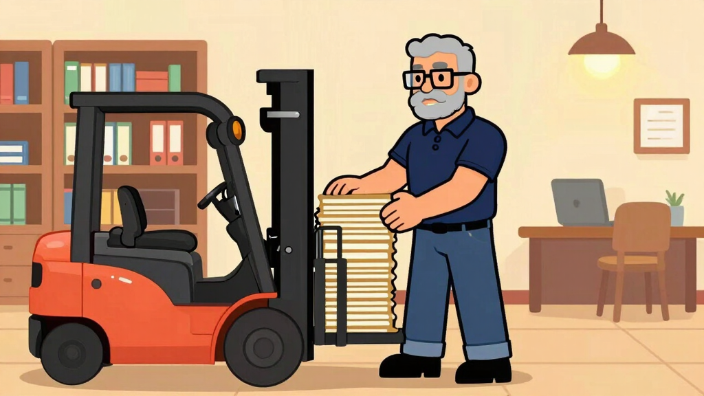 Sudo Sam with forklift