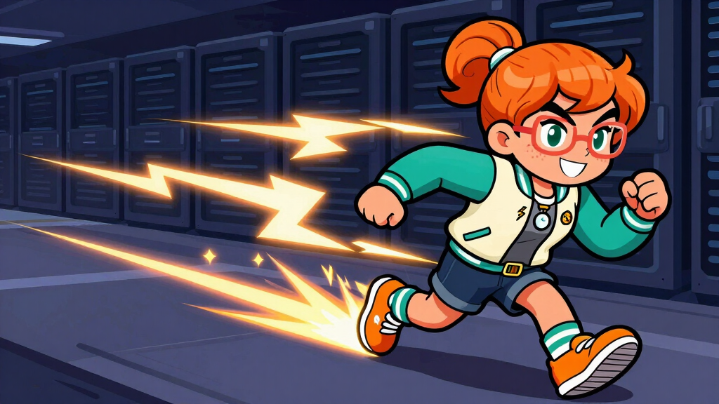 Cache Katie running with lightning bolt deployment scripts