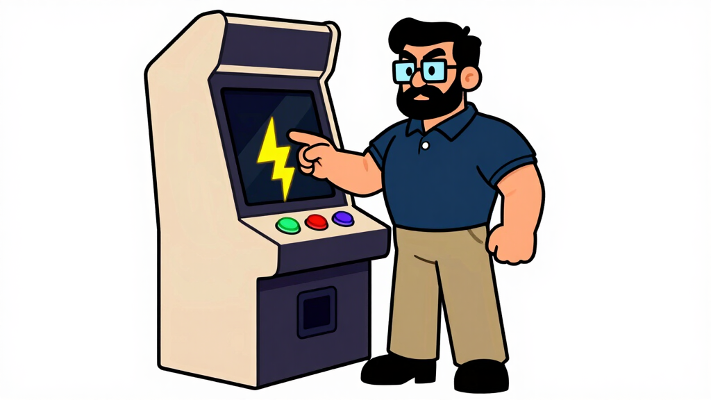 PyGame arcade cabinet with Python game loop