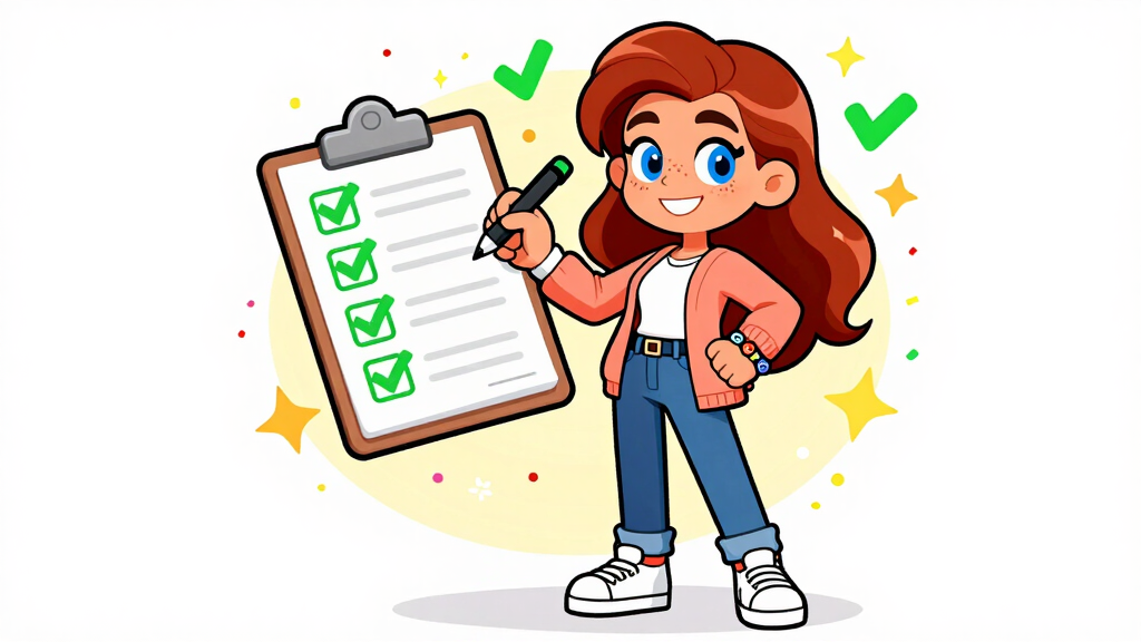API Alice with clipboard celebrating all tests passing
