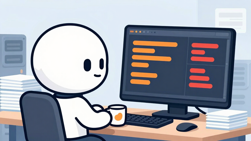 Python developer watching terminal memory profiling output