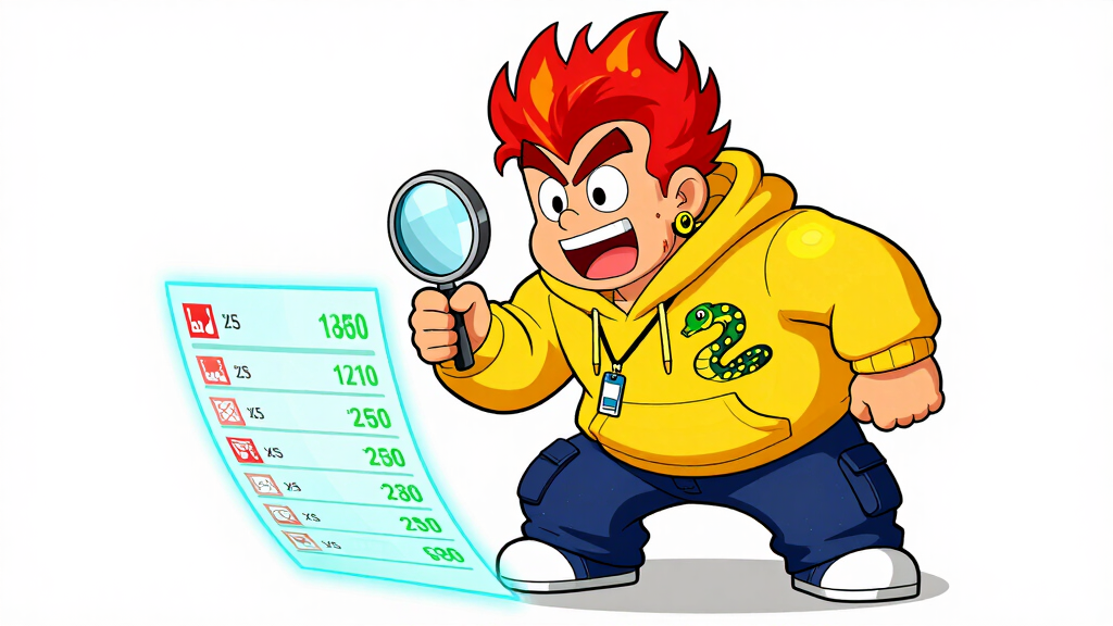 Pyro Pete reviewing glowing order pipeline with expression value annotations