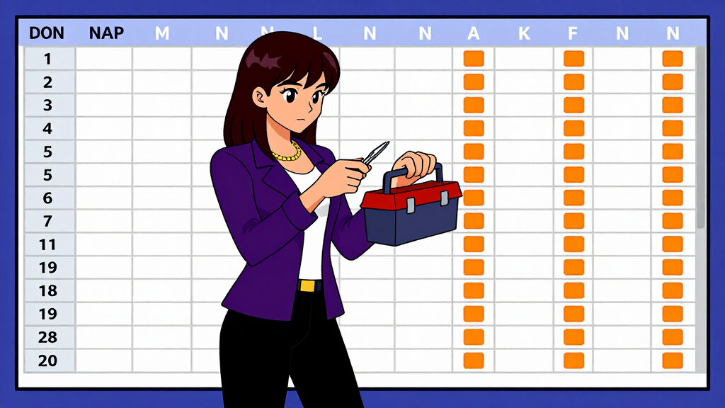 Developer carefully handling missing values in a dataset