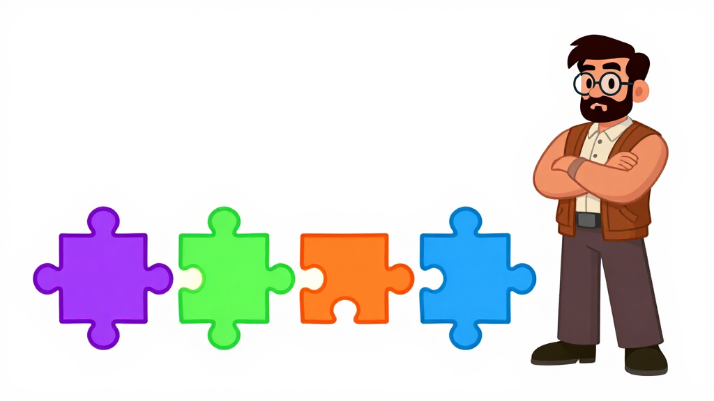 Sudo Sam beside a chain of glowing interconnected puzzle pieces representing CTE pipeline steps