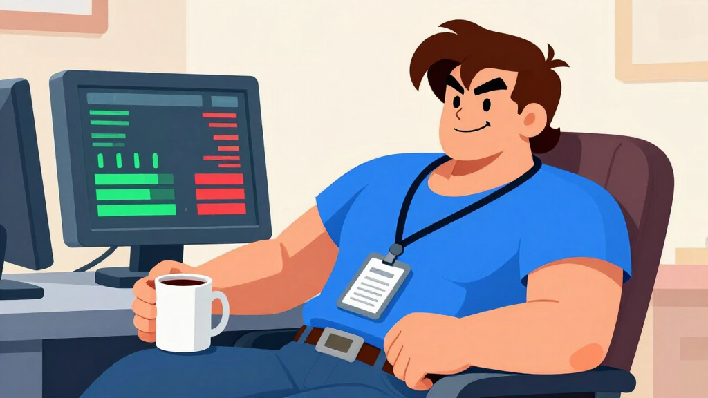 Developer satisfied at terminal showing live CPU usage dashboard built with psutil