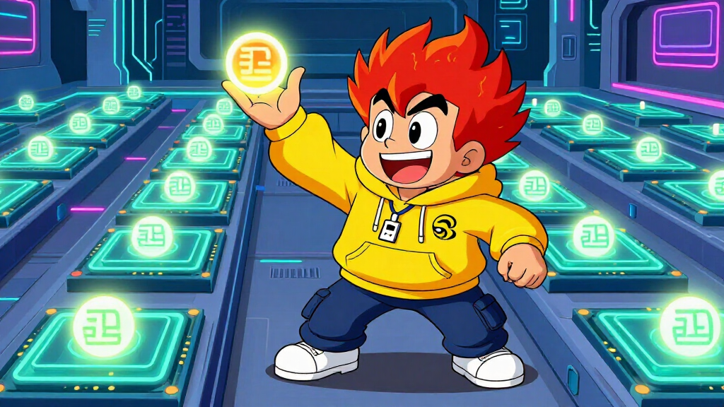 Cartoon character launching function orbs into parallel CPU cores